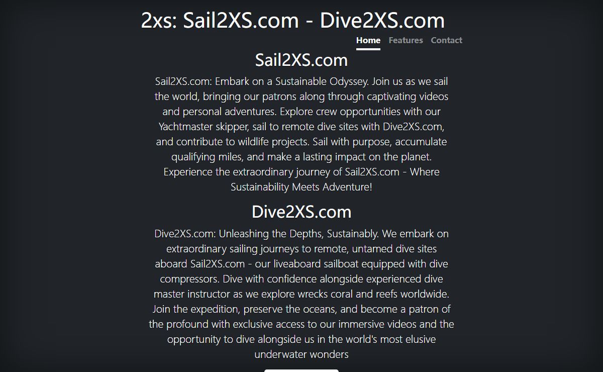 Sail2XS.com: Where Sustainability Meets Adventure!