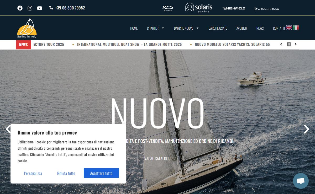 Sailing In Italy