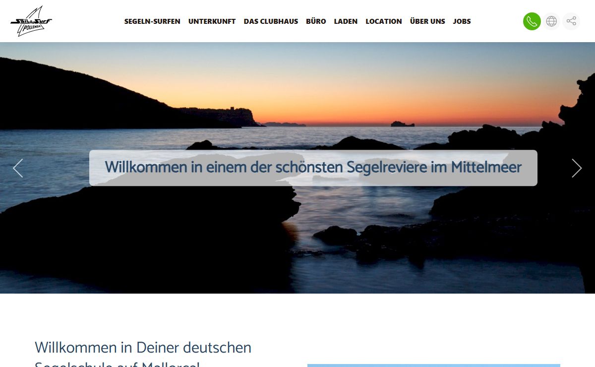 Segelschule Mittelmeer Mallorca Deutsch - Segelurlaub auf Mallorca