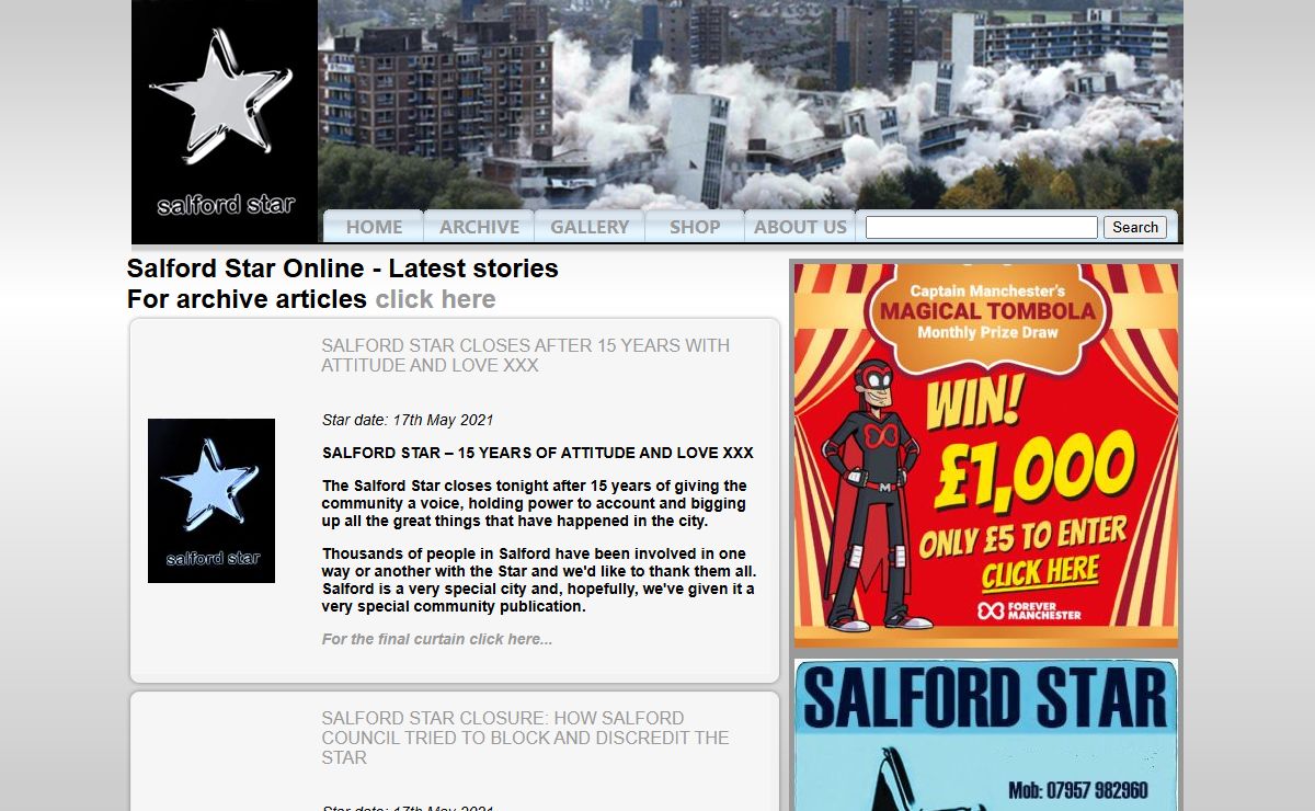 Salford Star - with attitude & love xxx...