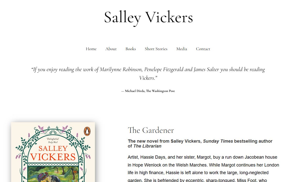 Salley Vickers | Best-selling British Author