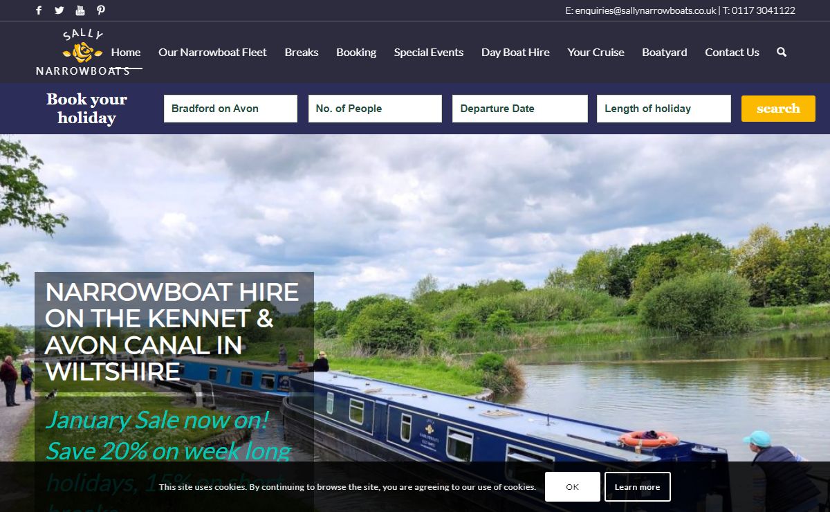 Canal Boat Hire on the Kennet and Avon Canal | Sally Narrowboats