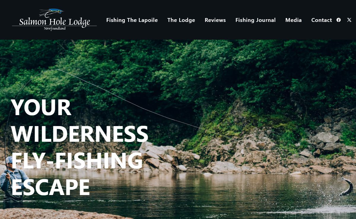 Atlantic Salmon Fishing Trip - The Salmon Hole Fishing Lodge