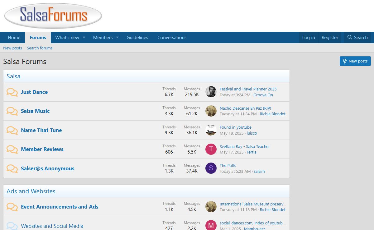 Salsa Forums