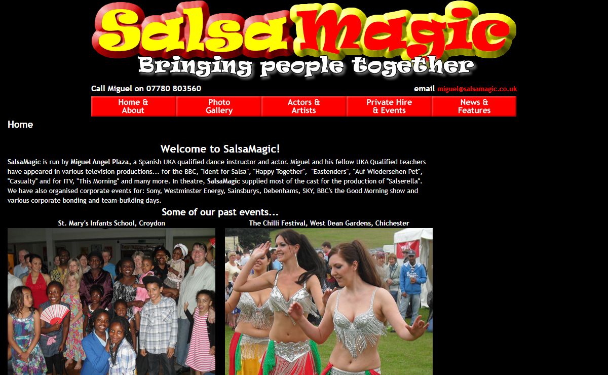 Salsamagic.co.uk Brighton, Lewes, East Sussex salsa lessons.