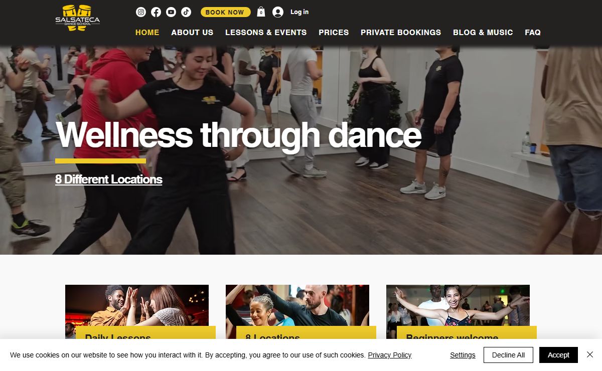 Salsa and Cuban Dance Schools throughout London