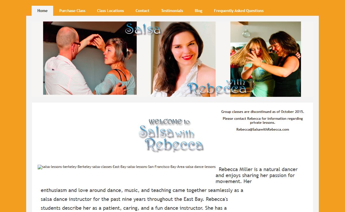 Salsa Dance Lessons in Berkeley, Oakland, East Bay, San Francisco - Salsa With Rebecca