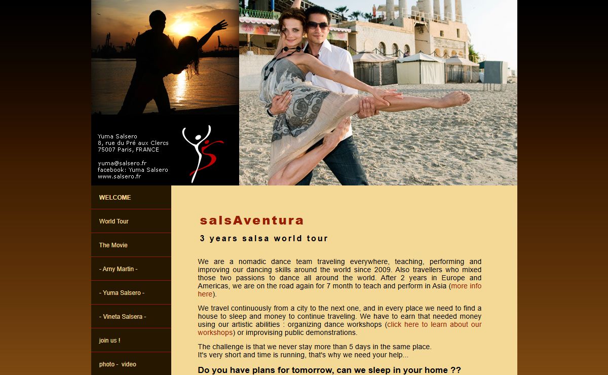 3 years salsa world tour: teaching in Europe, America, Asia and Caribbean
