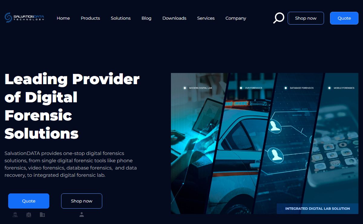 SalvationDATA - Integrated Digital Forensic Solutions