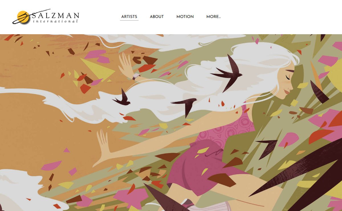 Salzman International Illustration Agency - Commercial Art, Advertising and Editorial Illustrator portfolios.