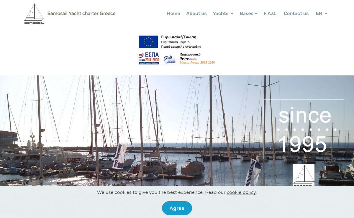 Samos sail yacht charter Greece
