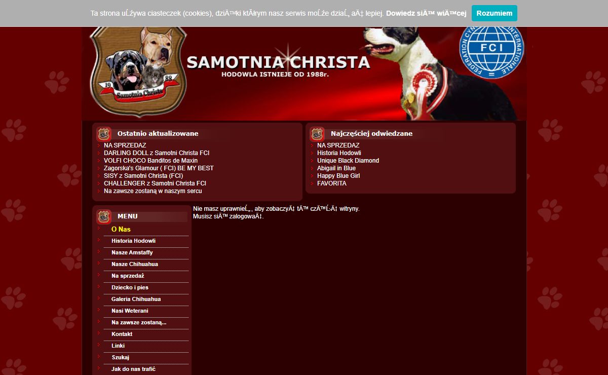 Hodowla Chihuahua, Hodowla American Staffordshire Terrier (Amstaff), Hodowla RottweilerĂłw - (Rasy Chihuahua, Amstaff, Rottweiler z wspaniaĹym rodowodem) - O Nas