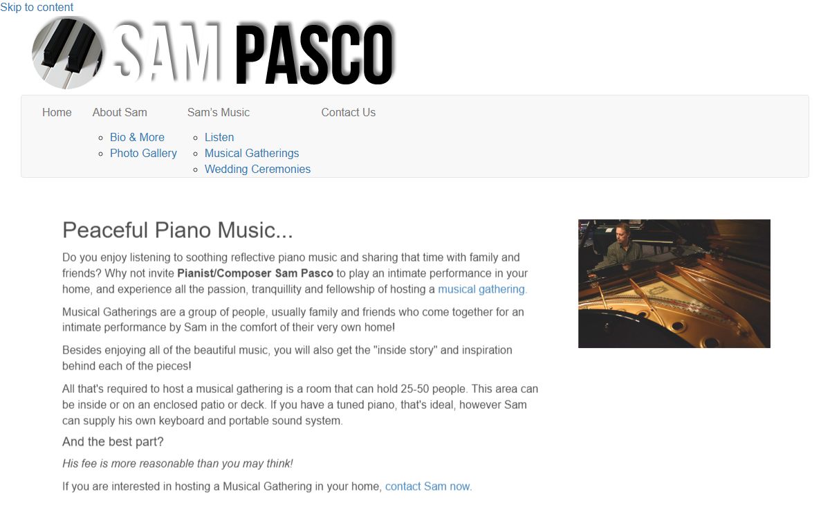 Home - Sam Pasco