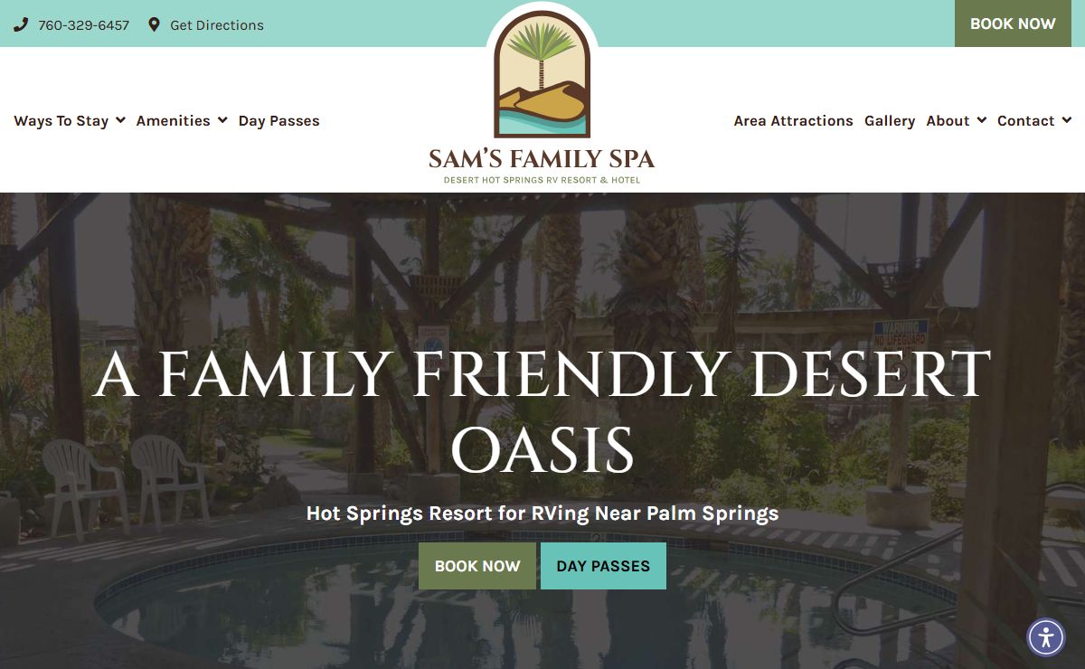 Sam’s Family Spa & RV Resort | RV Park Desert Hot Springs CA