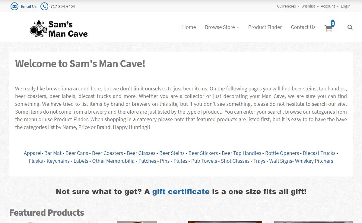 Sam's Man Cave