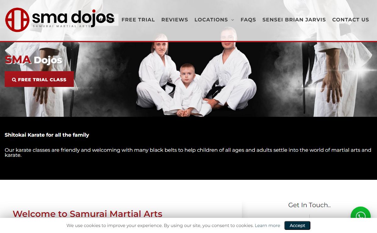 Karate Classes | Self Defence Lessons | Adults & Childrens Karate Club | Samurai Martial Arts