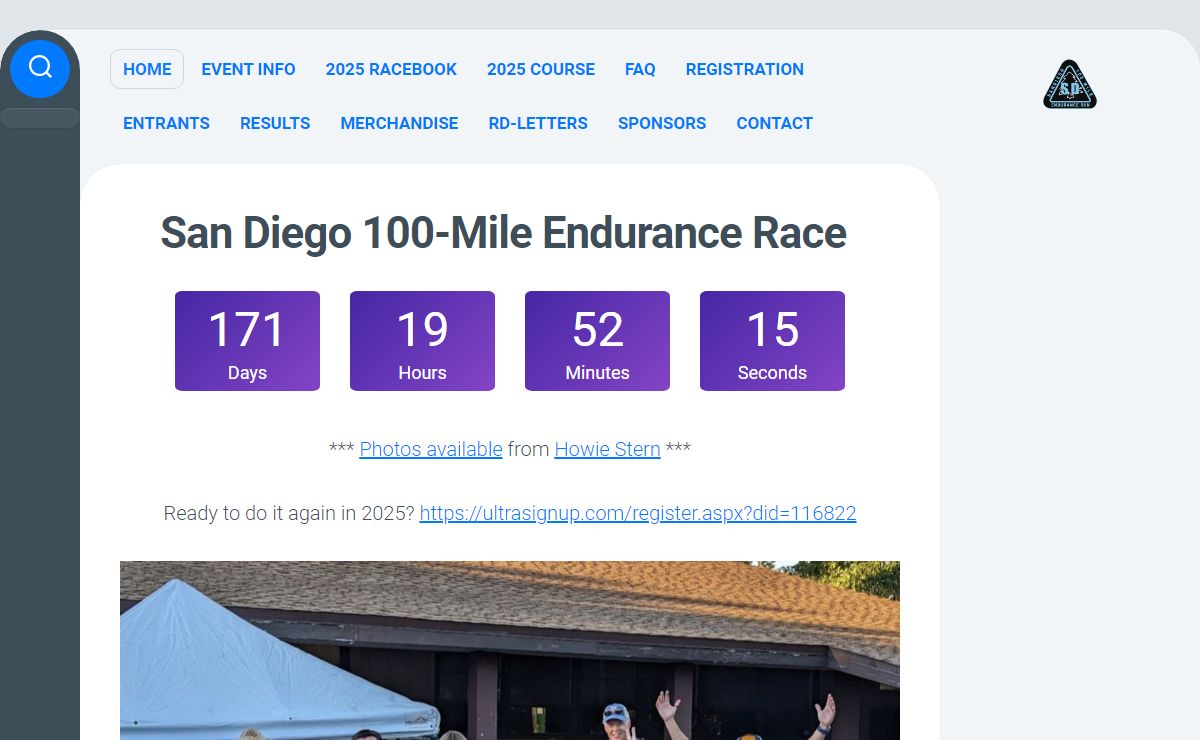 San Diego 100 Mile Running Race