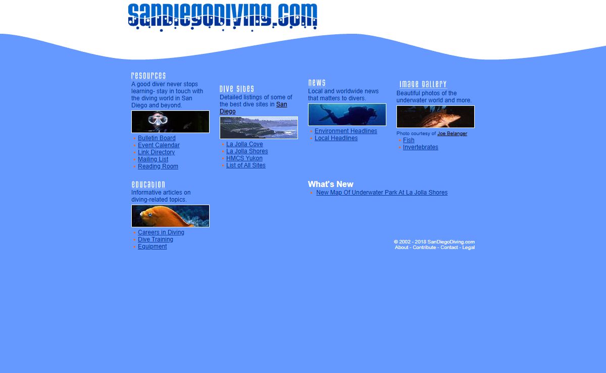 SanDiegoDiving.com- scuba diving in San Diego California