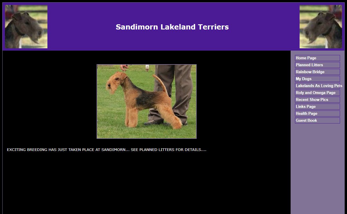 Sandimorn Lakeland Terriers