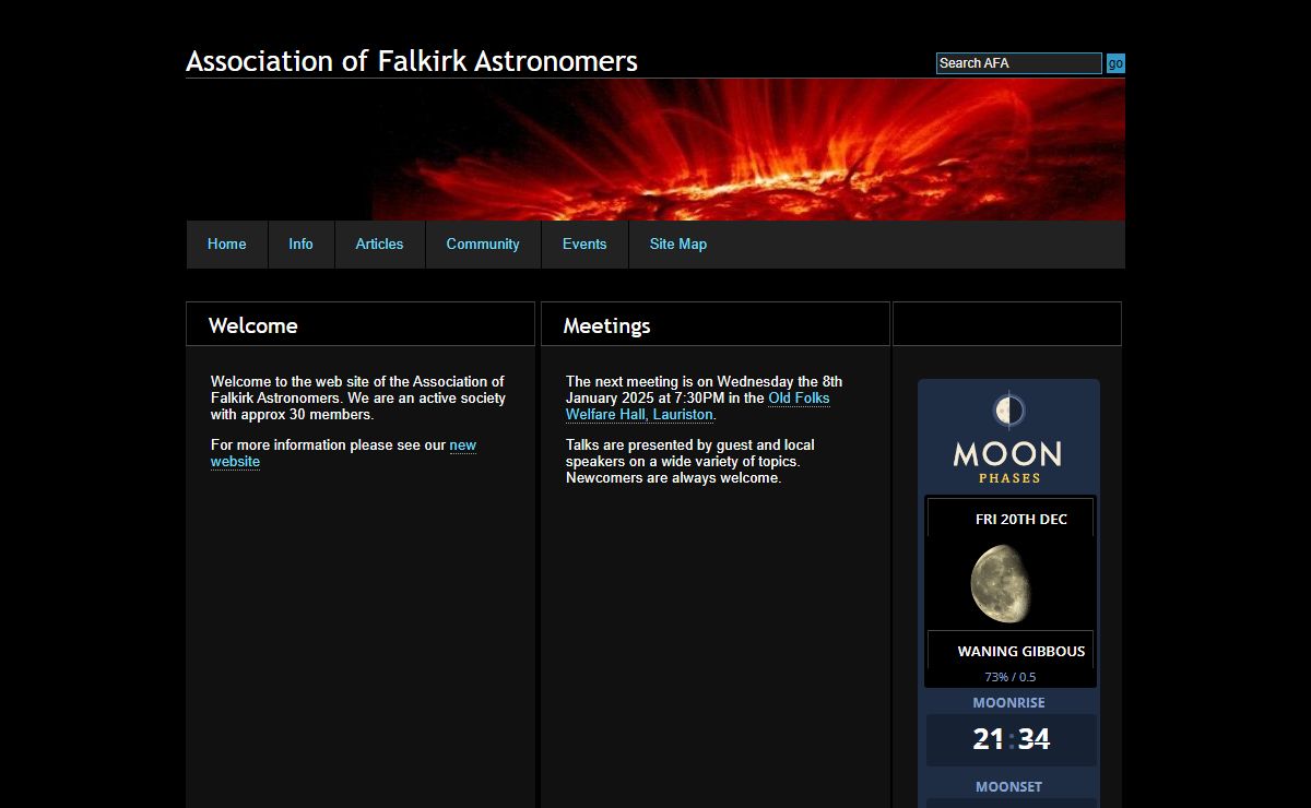 Association of Falkirk Astronomers
