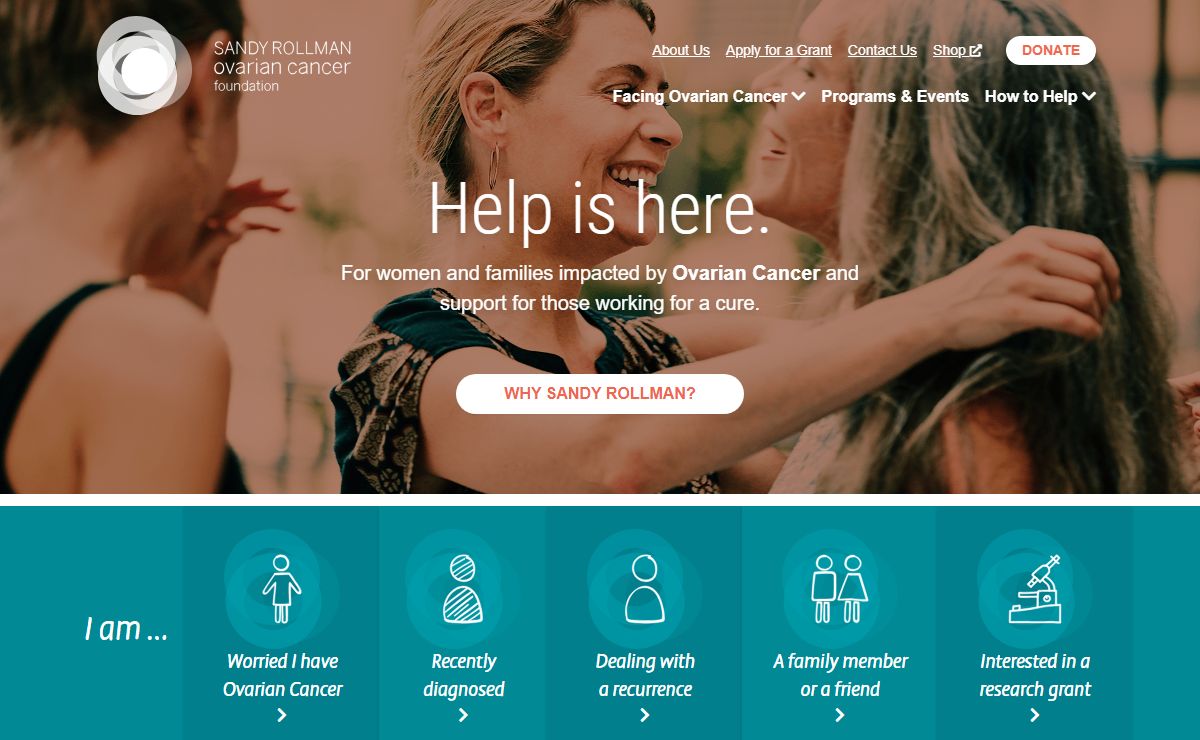 Welcome | Sandy Rollman Ovarian Cancer Foundation