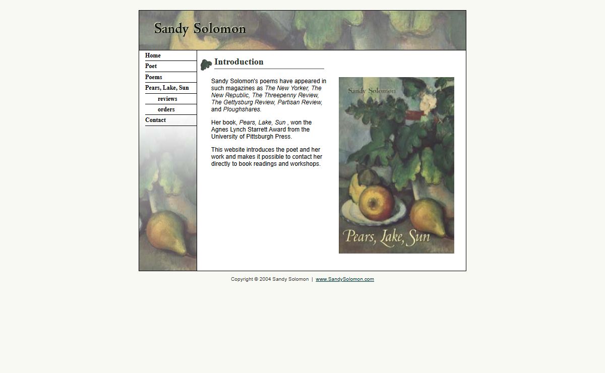 Sandy Solomon | Welcome Page
