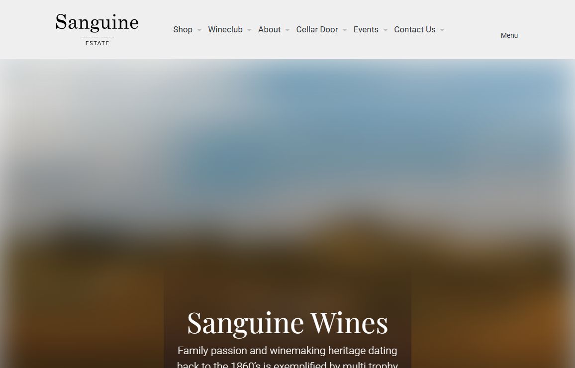 Home Page - Sanguine Estate