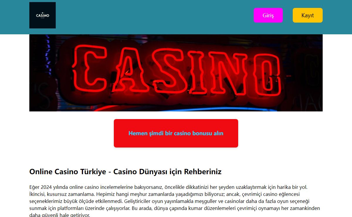 Online Casino Türkiye