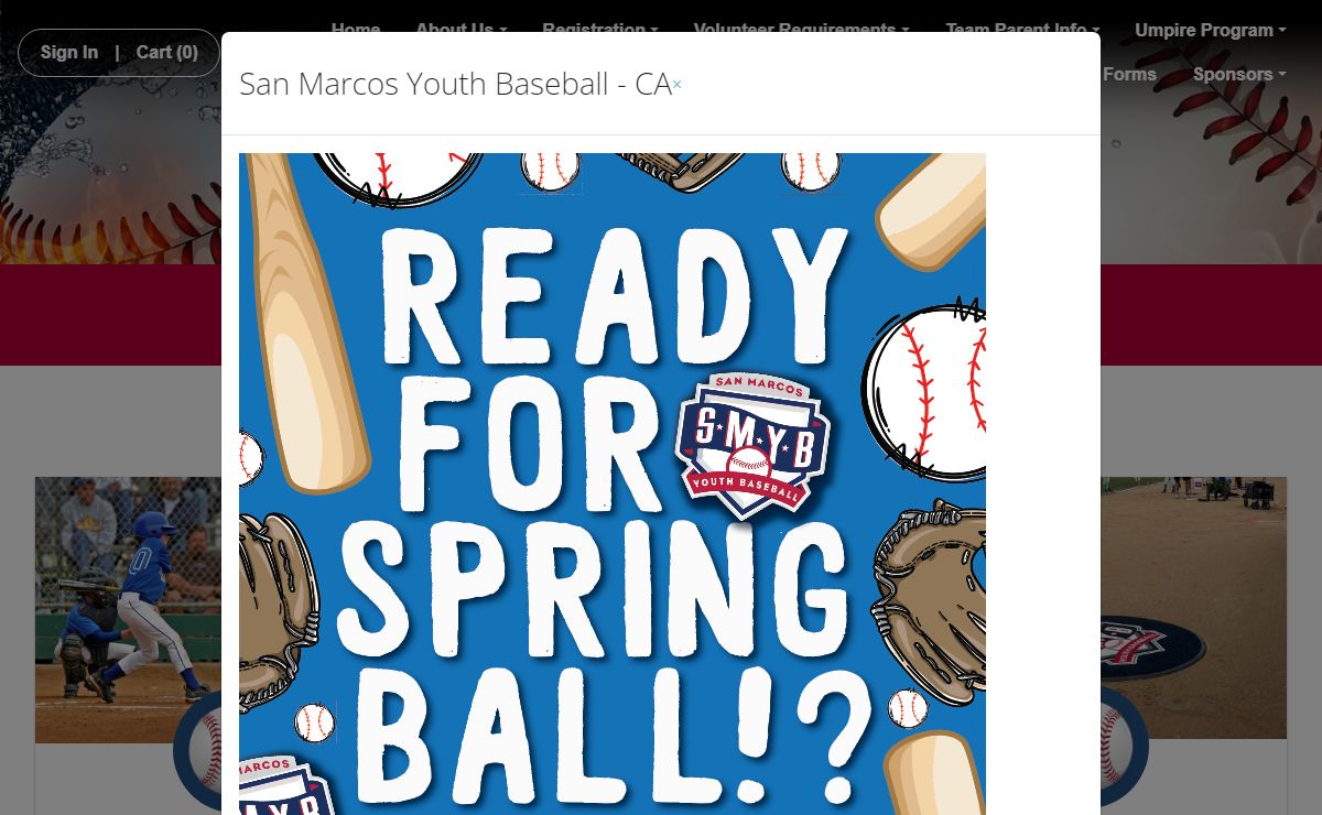 San Marcos Youth Baseball - CA