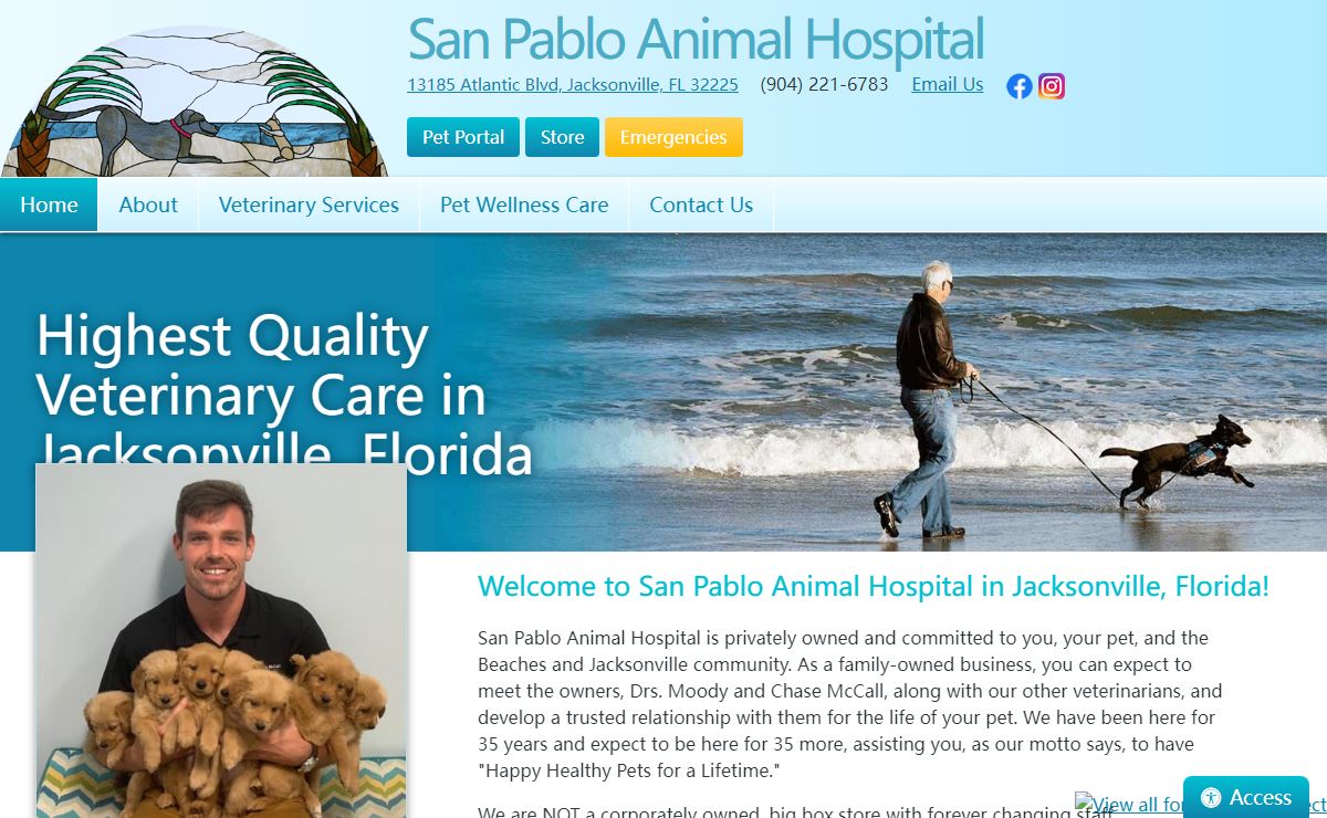 Jacksonville Beach FL Animal Hospital, Veterinarians | San Pablo Animal Hospital, Jacksonville FL