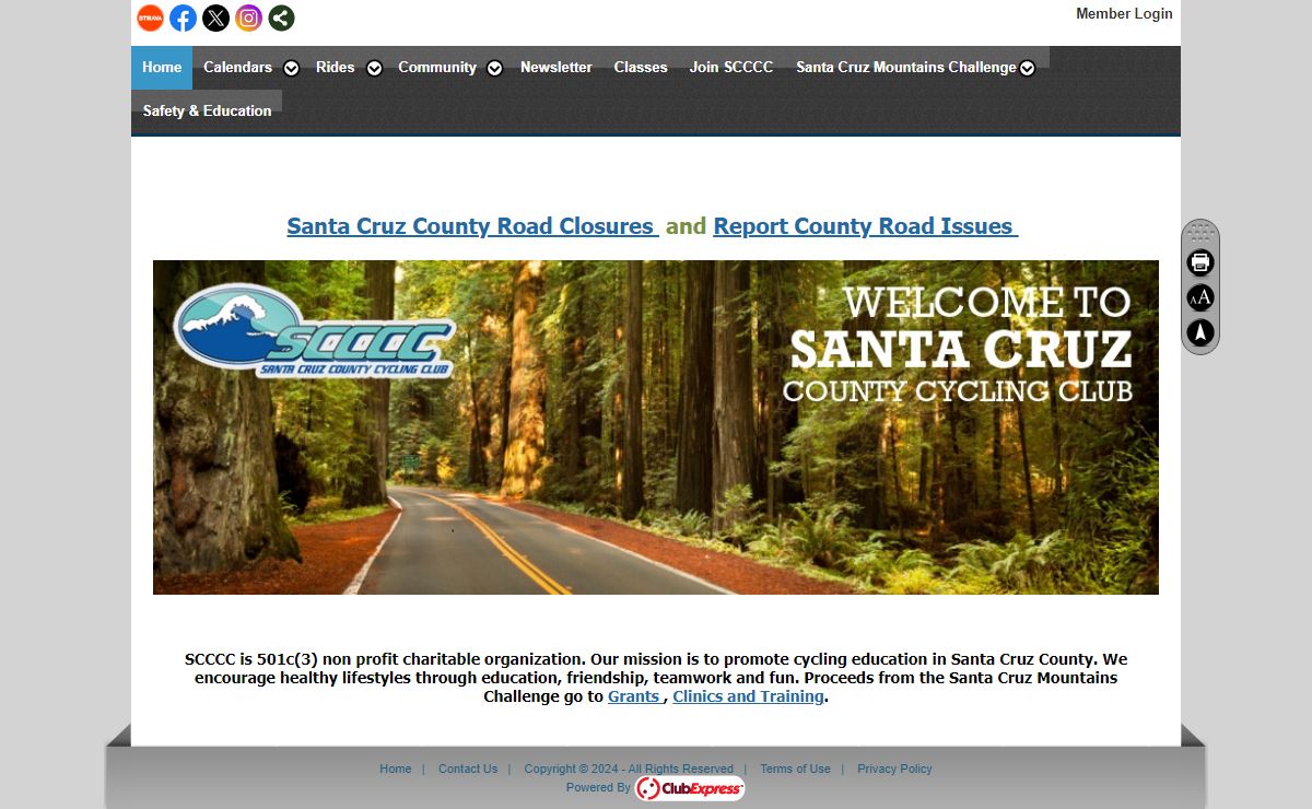 Home - Santa Cruz County Cycling Club