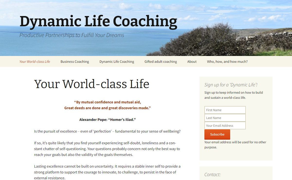 Dynamic Life Coaching | Productive Partnerships to Fulfill Your Dreams