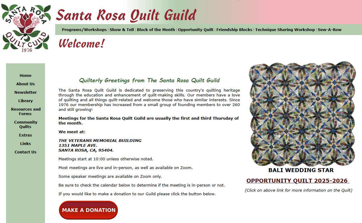 Santa Rosa Quilt Guild - Santa Rosa, Sonoma County, California