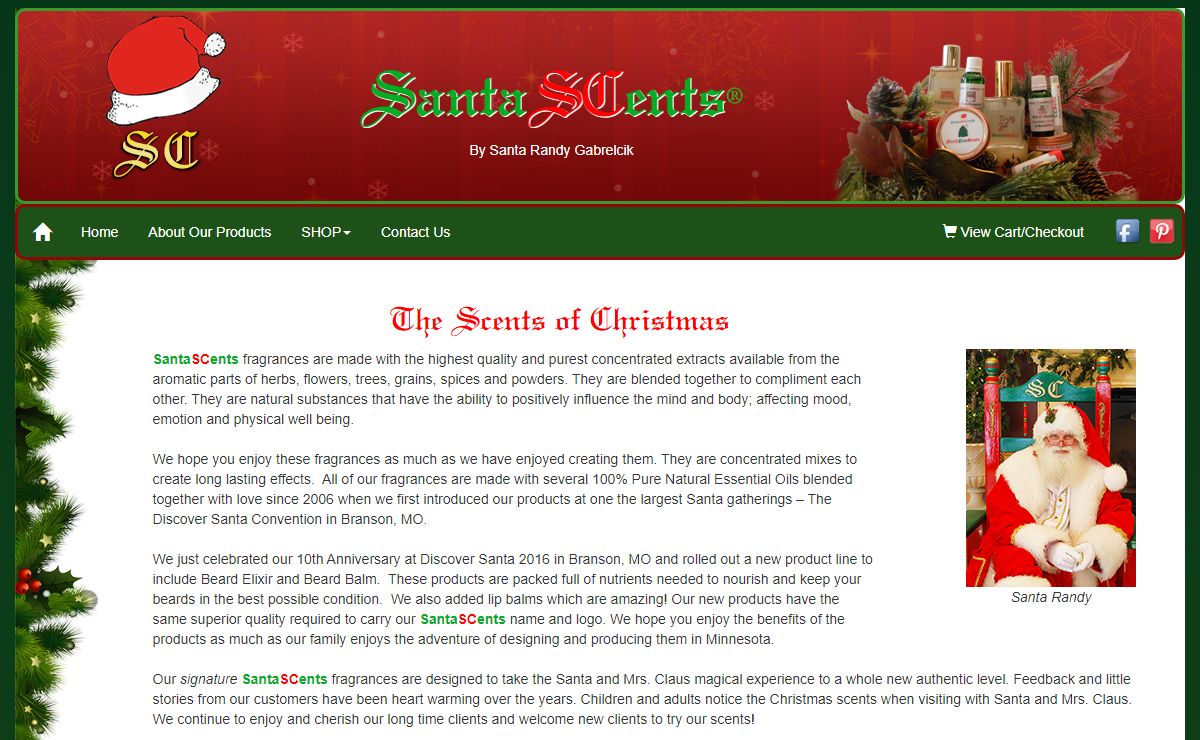 Santa Scents | Christmas Scents and Fragrances | Colognes | Elixirs | Balms