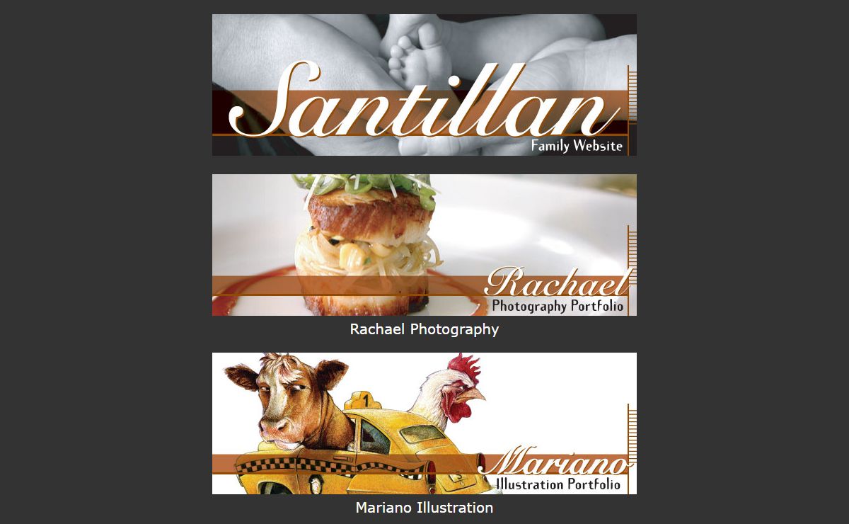 Santillan Family Website