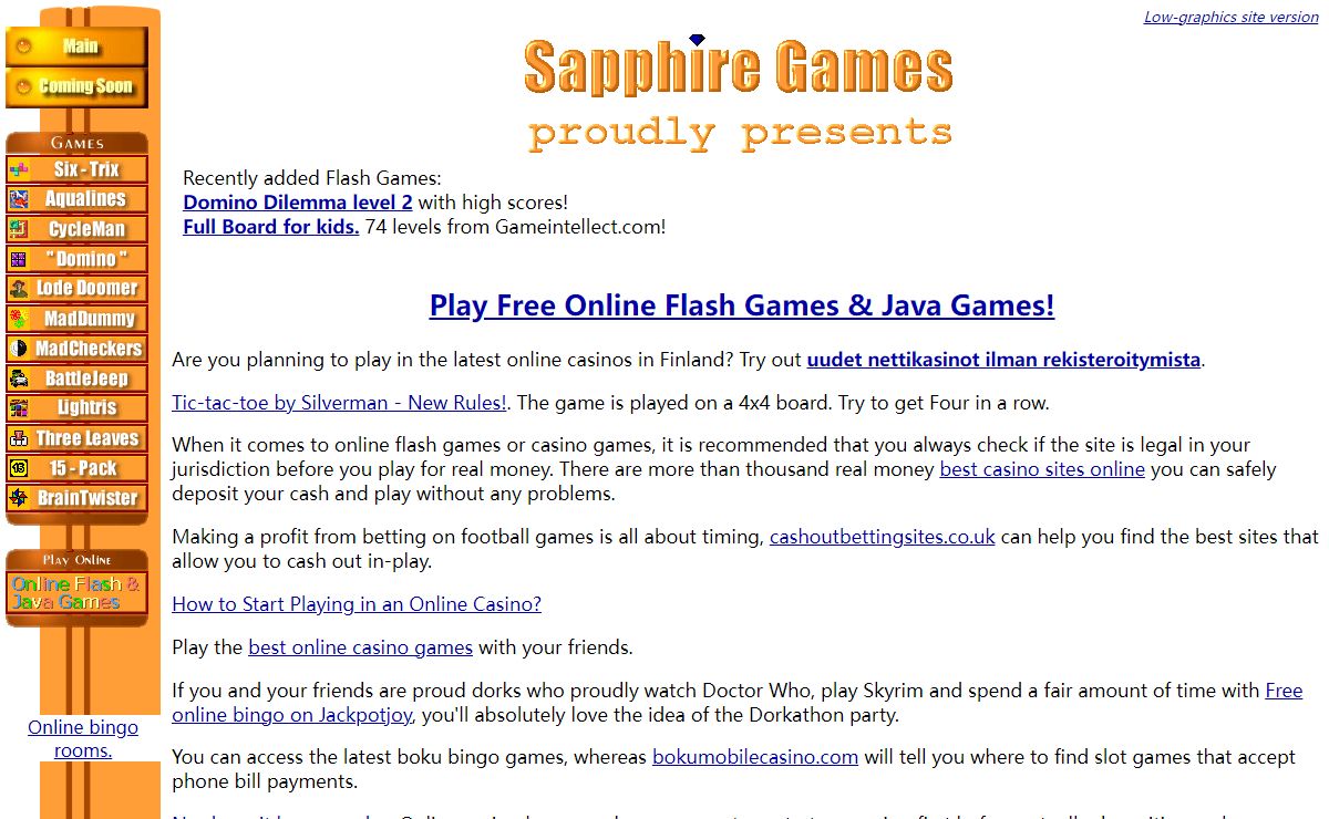 Online Games, Java Games, Downloadable Games, Puzzles for all ages. Play for free!