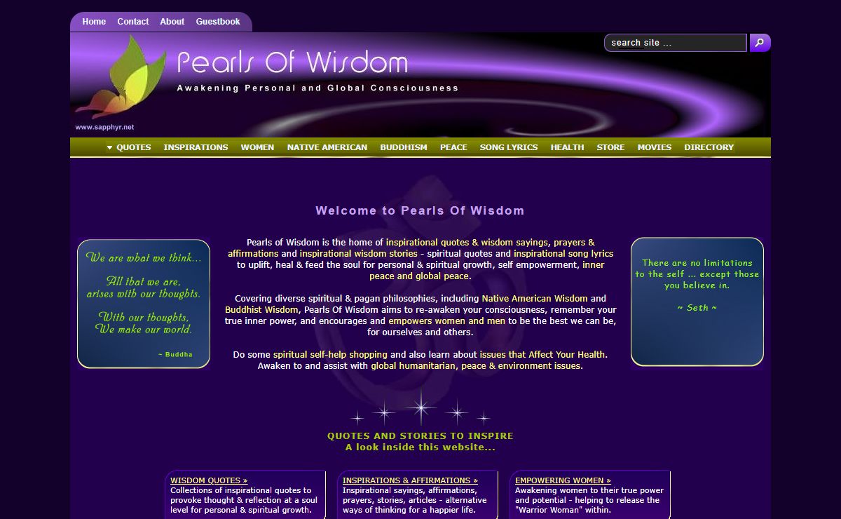 Pearls Of Wisdom : Spiritual Inspirational Quotes, Wisdom & Sayings for Personal Growth