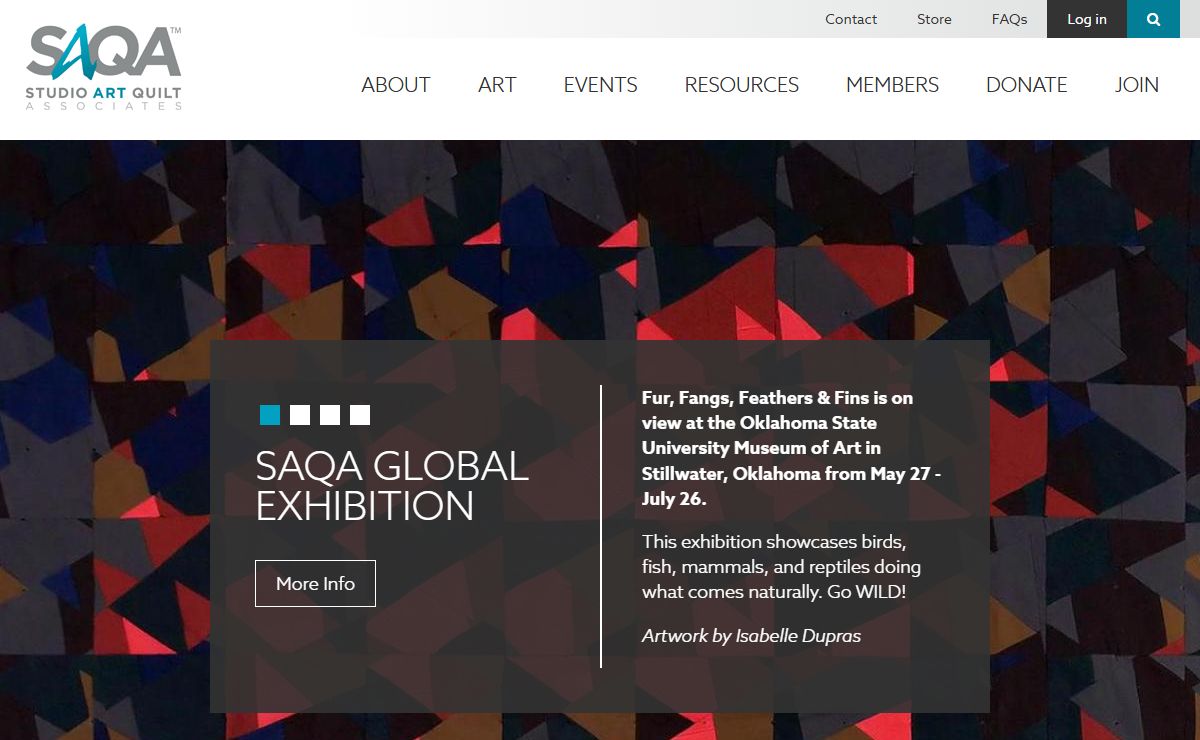 SAQA - Studio Art Quilt Associates