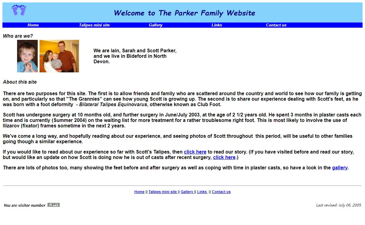 Welcome to The Parker Family Home Page