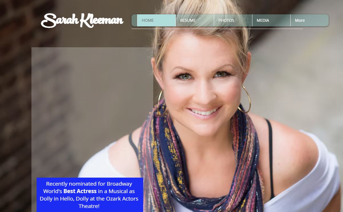Sarah Kleeman Actress, Singer