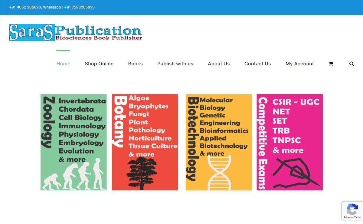 Saras Publication – Books for NEET, School Guides, NET, TRB, CBSE, NCERT, Life Science – Easy books on Life Science and Engineering