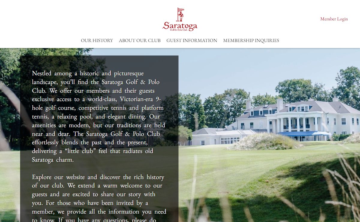 Home - Saratoga Golf and Polo Club