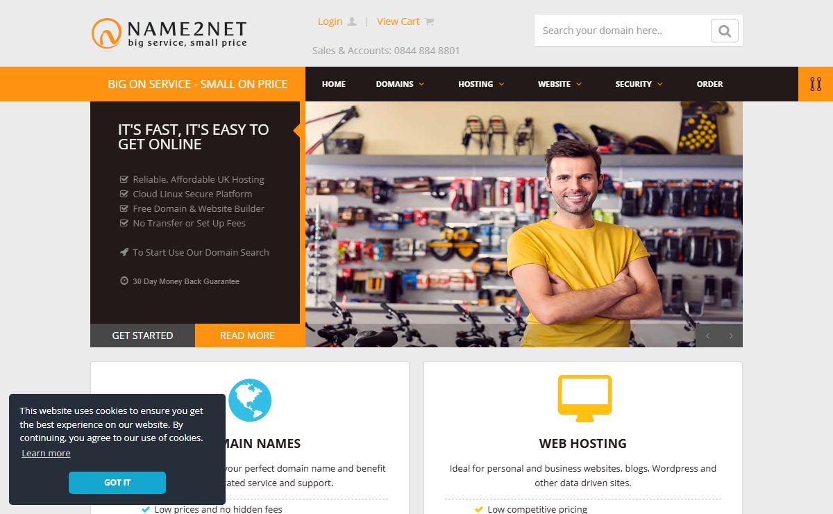 UK Web Hosting | Domain Name Registration | Website Builder | Email | SSL Certificates | Name2net.co.uk
