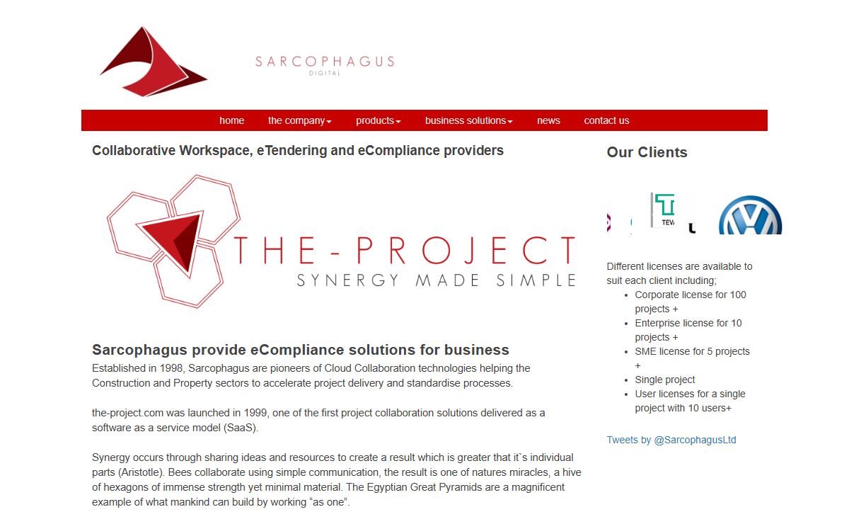 Collaborative workspace providers - Sarcophagus