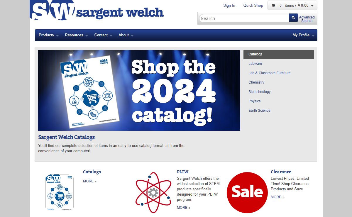 Welcome to Sargent Welch