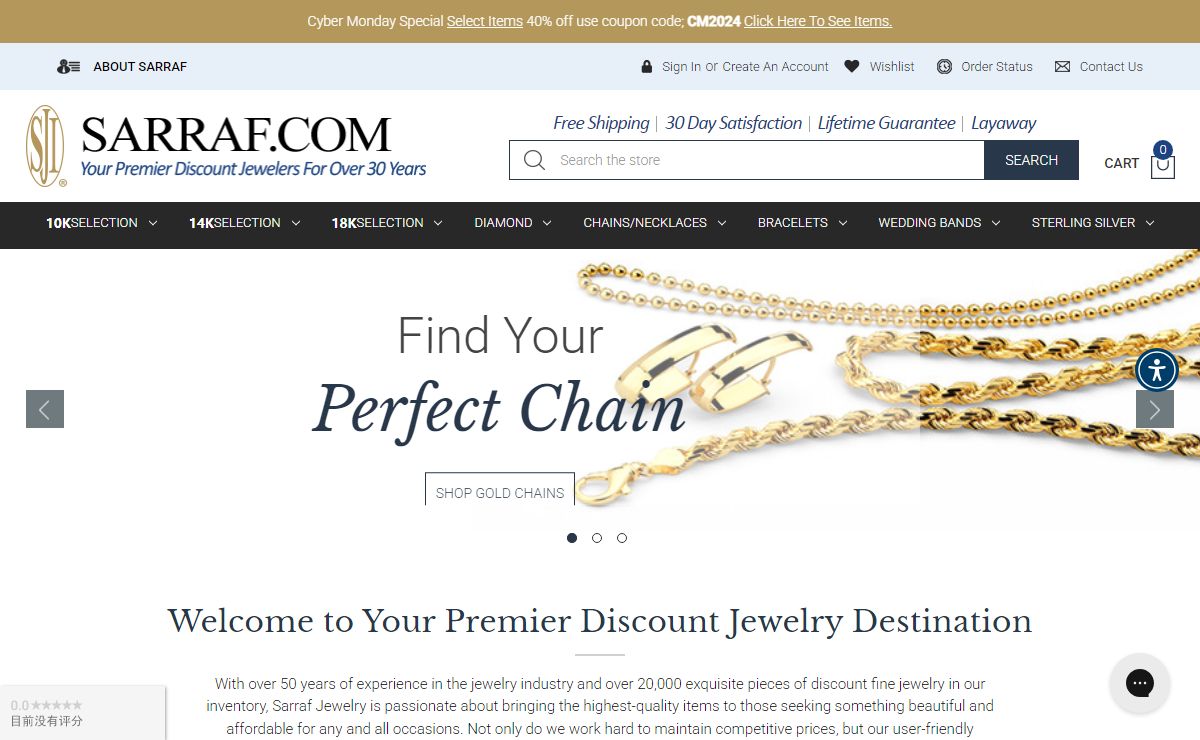Sarraf Jewelry | Your Premier Discount Jewelry Provider Over 30 Years