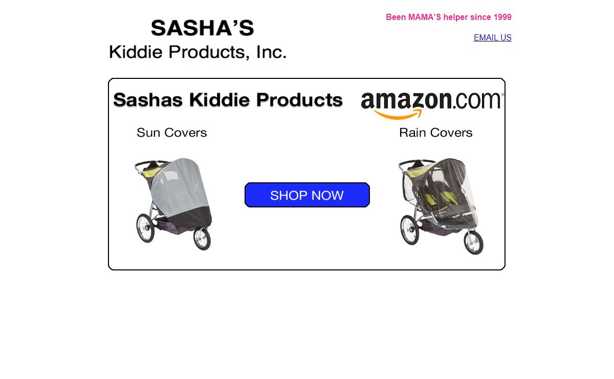 Stroller Covers and Stroller Accessories from Sasha's - 888 640 0917