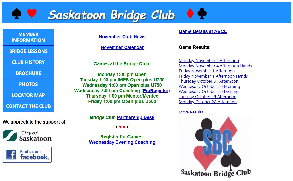 Saskatoon Bridge Club