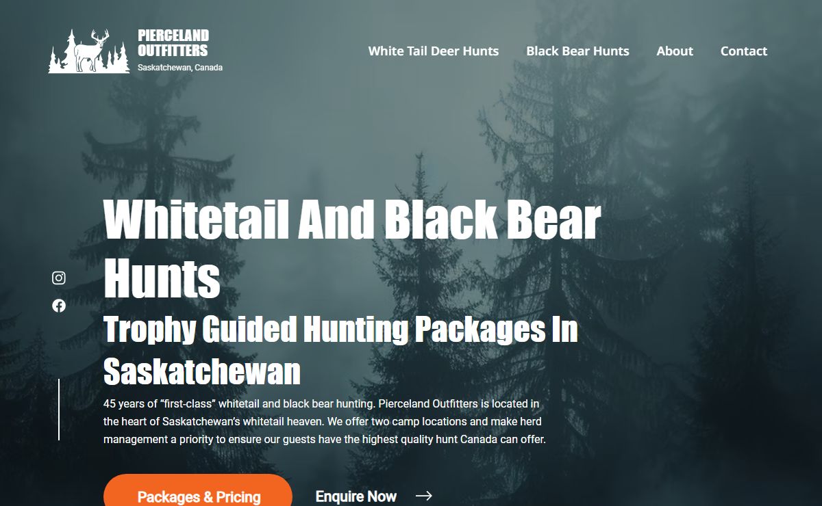 Whitetail and Black Bear Hunting in Saskatchewan | Pierceland Outfitters