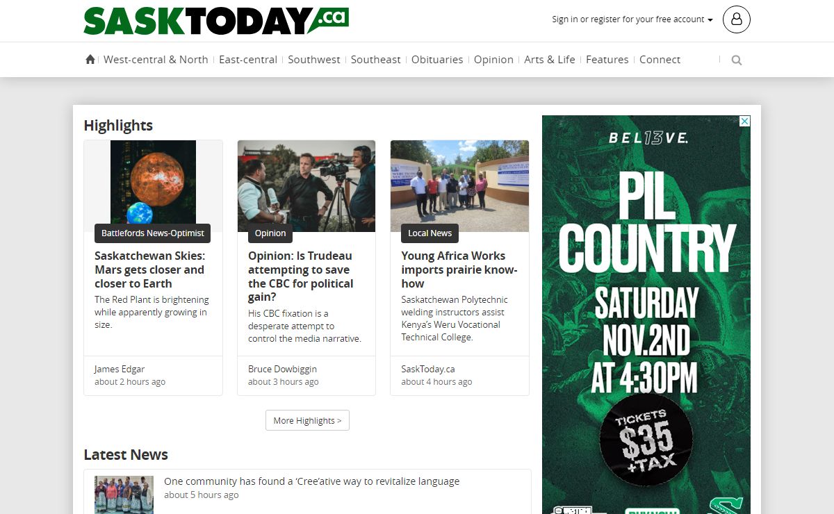 Saskatchewan News - SaskToday.ca